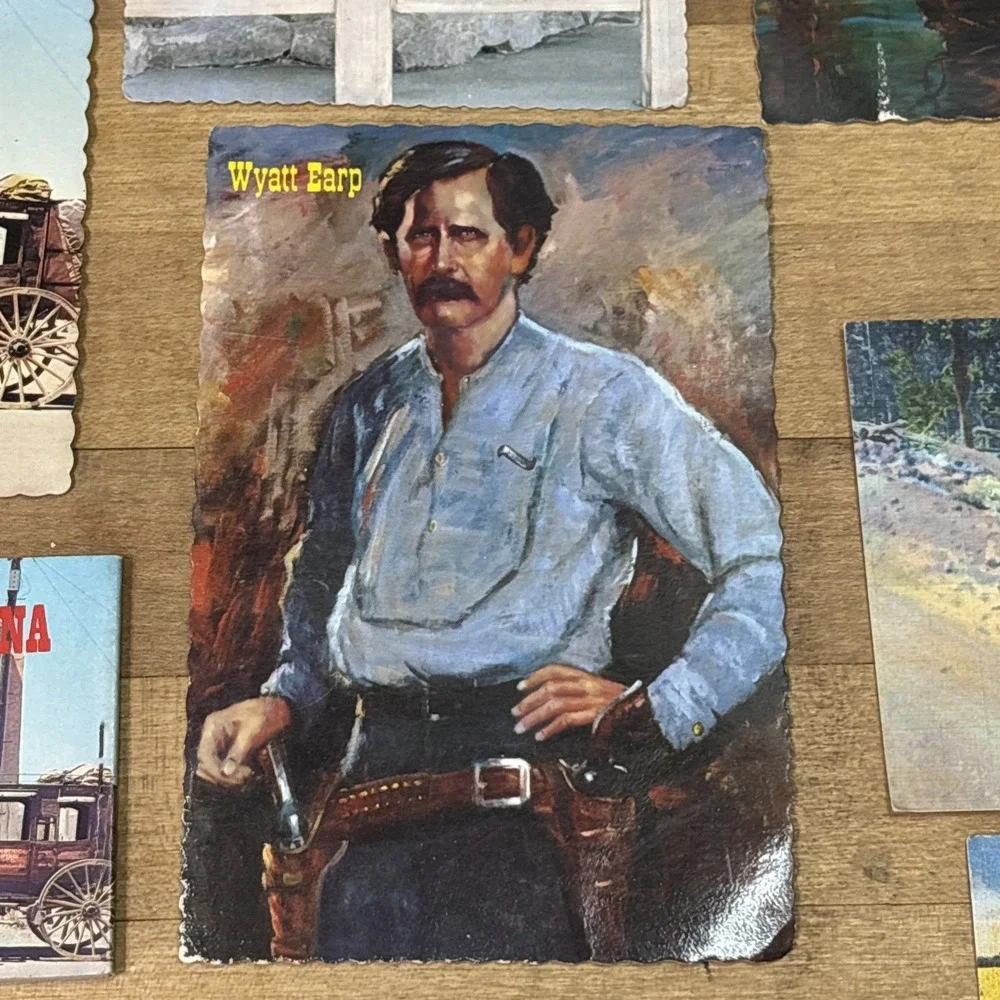 Vintage Western Postcard Lot 22 Pcs Arizona Kansas Cowboy Scenic Ephemera